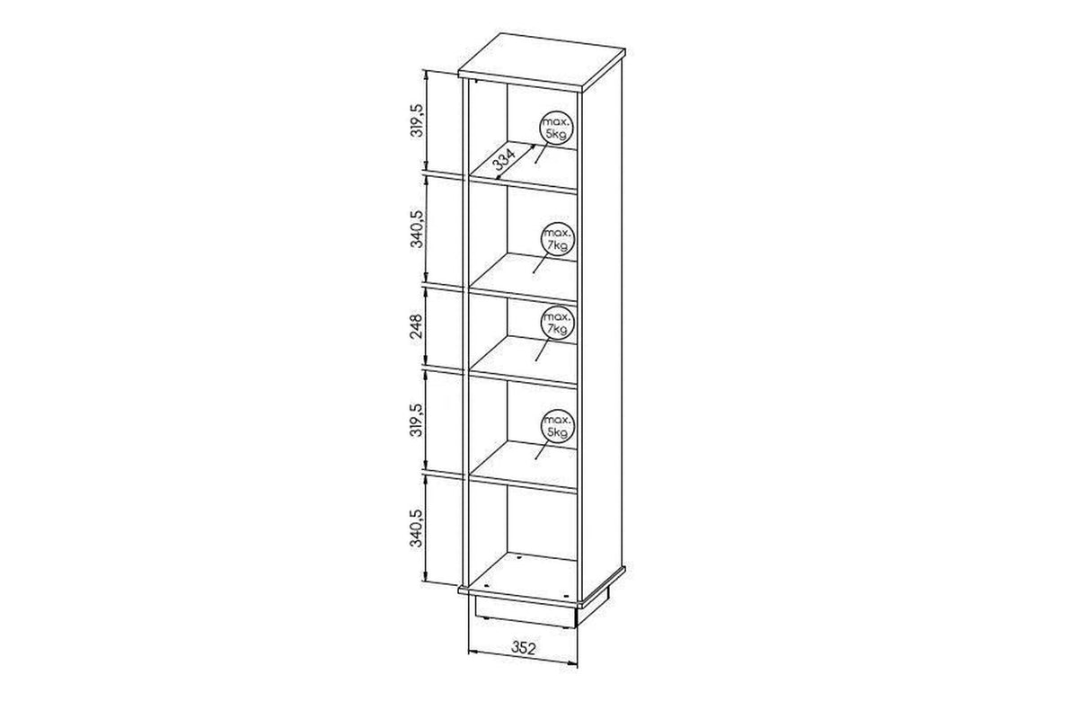 Lamelo Bookcase