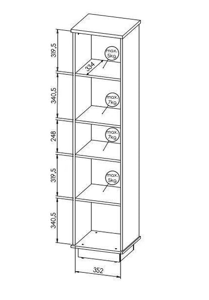 Lamelo Bookcase