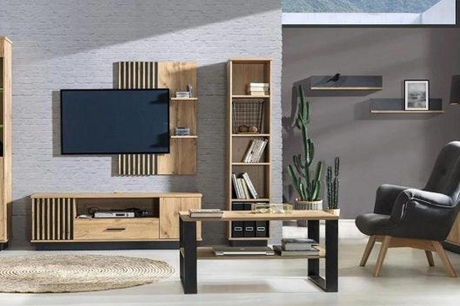 Lamelo Tall Display Cabinet 60