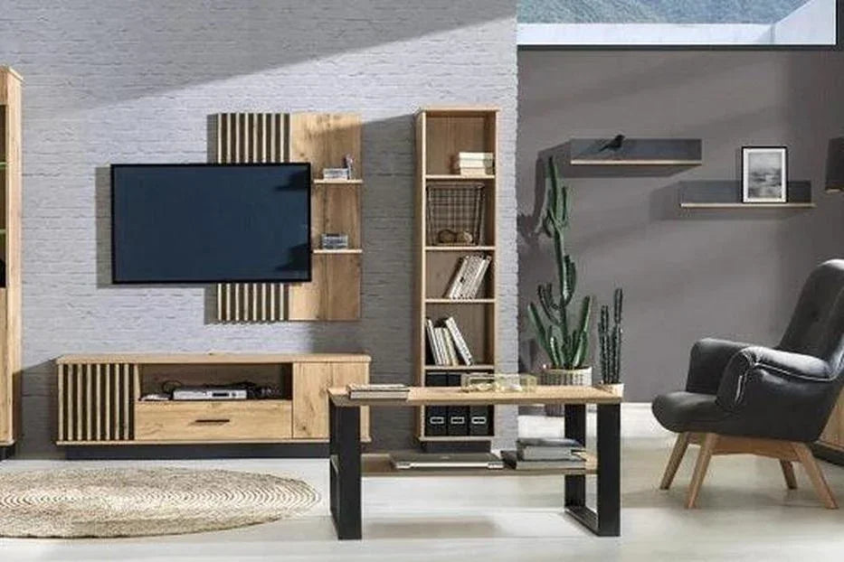 Lamelo Tall Display Cabinet 60