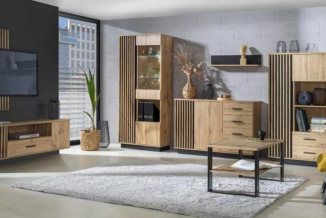 Lamelo Tall Display Cabinet 90