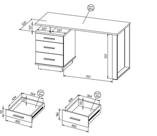 Lamelo Desk - Msofas LTD