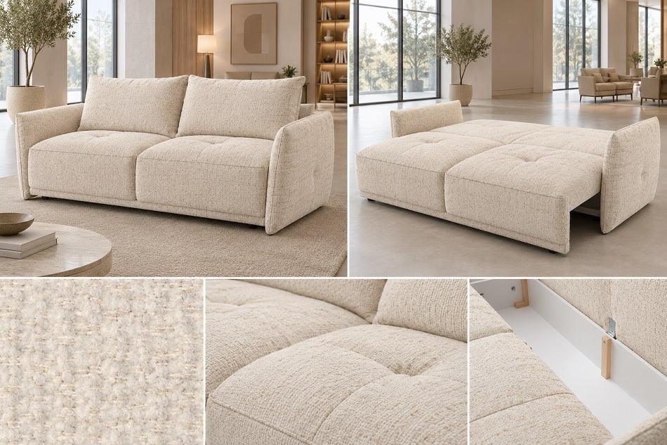 Leto Express Delivery 3 Seater Sofa Bed With Storage Silencio 03