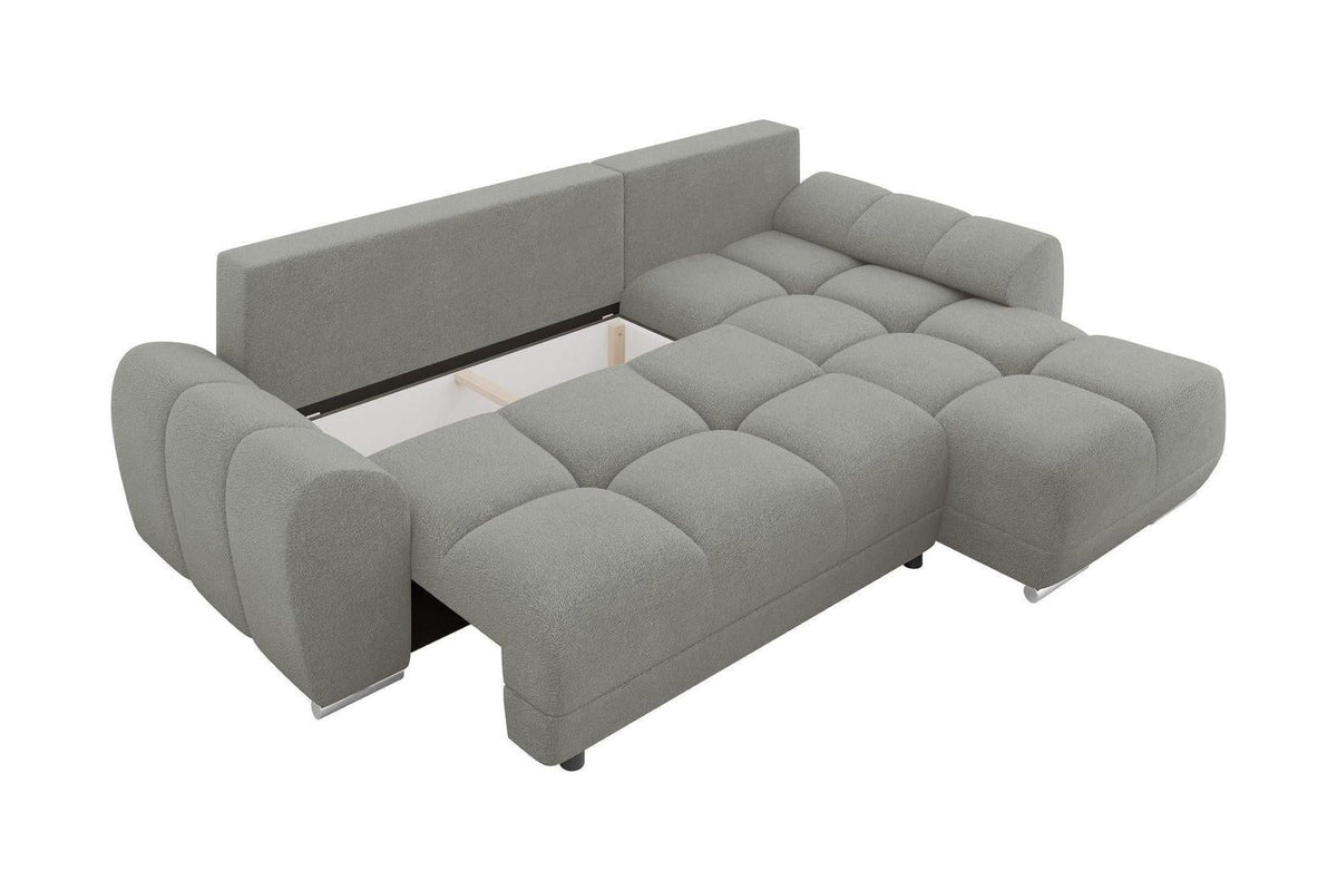 Bristol L Corner Sofa Bed With Storage