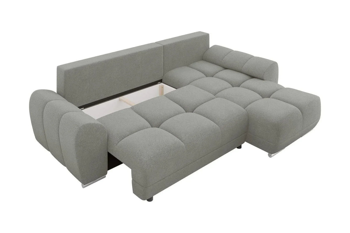 Bristol L Corner Sofa Bed With Storage