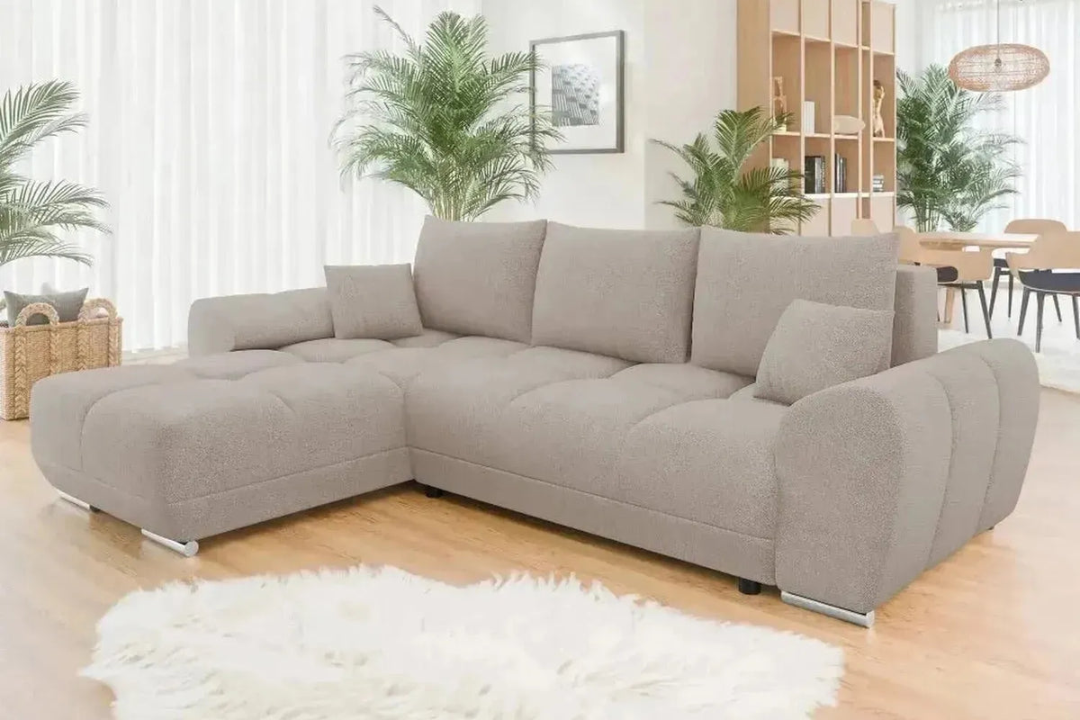 Bristol L Corner Sofa Bed With Storage