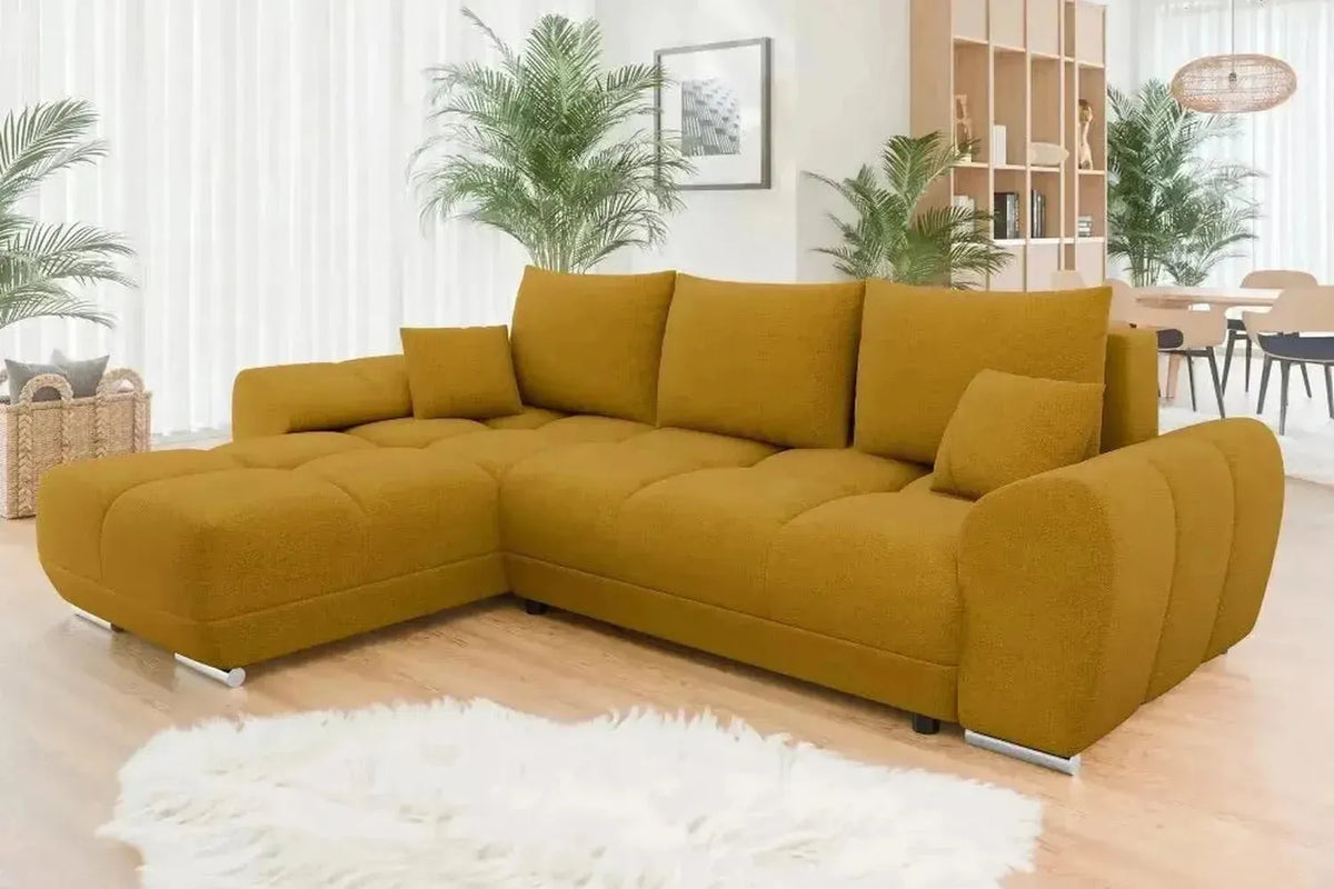 Bristol L Corner Sofa Bed With Storage