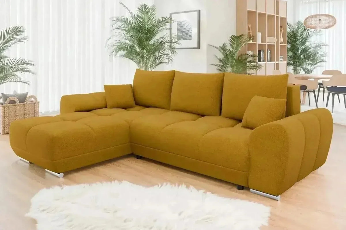 Bristol L Corner Sofa Bed With Storage
