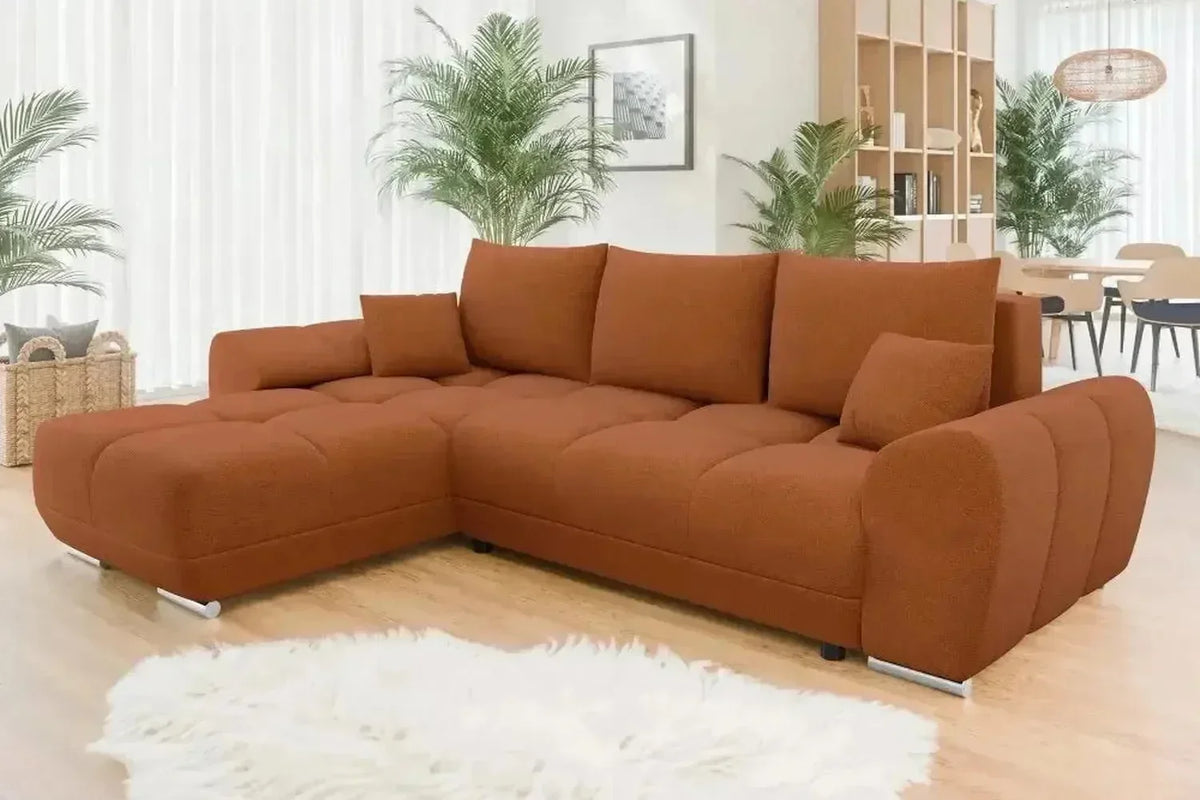 Bristol L Corner Sofa Bed With Storage