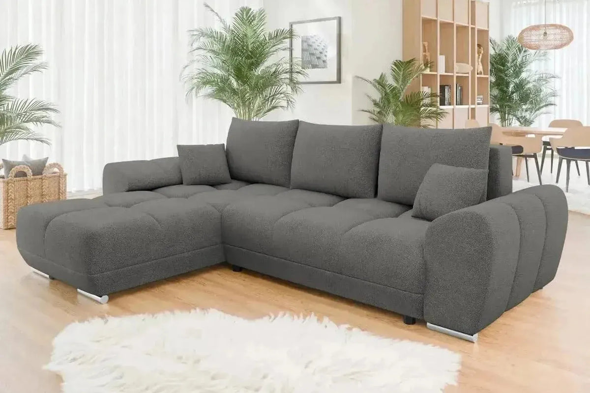 Bristol L Corner Sofa Bed With Storage