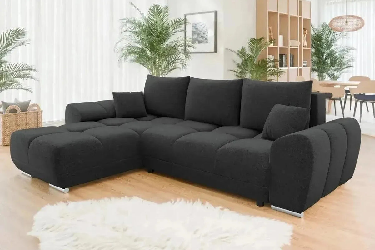 Bristol L Corner Sofa Bed With Storage