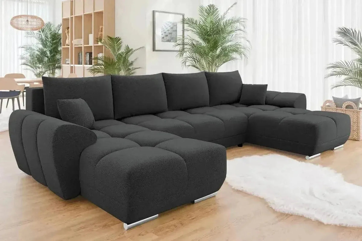 Bristol U Express Delivery Corner Sofa Bed With Storage Velo 636