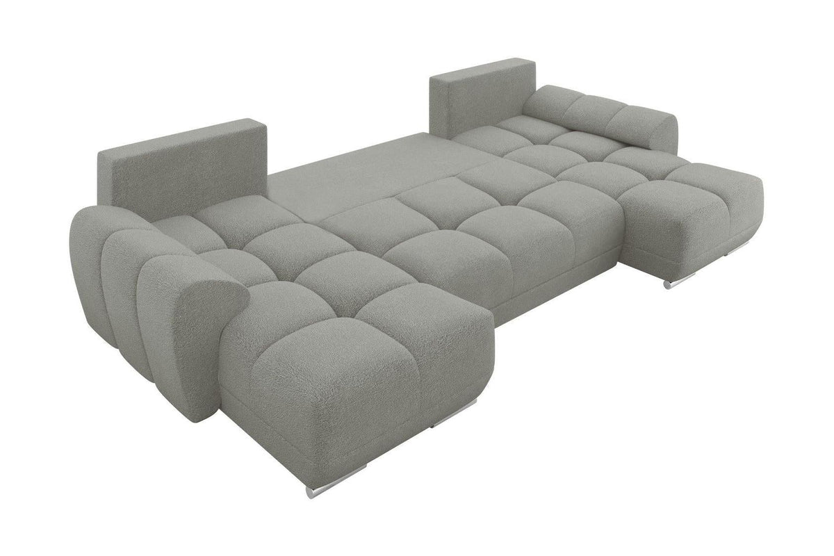 Bristol U Shape Corner Sofa Bed With Storage