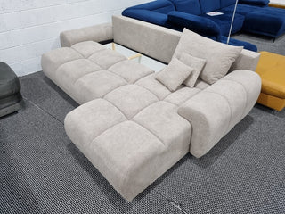 Ex-Display Logo L Corner Sofa Bed with Storage Velo 623