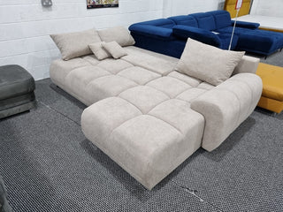 Ex-Display Logo L Corner Sofa Bed with Storage Velo 623