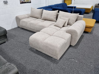 Ex-Display Logo L Corner Sofa Bed with Storage Velo 623