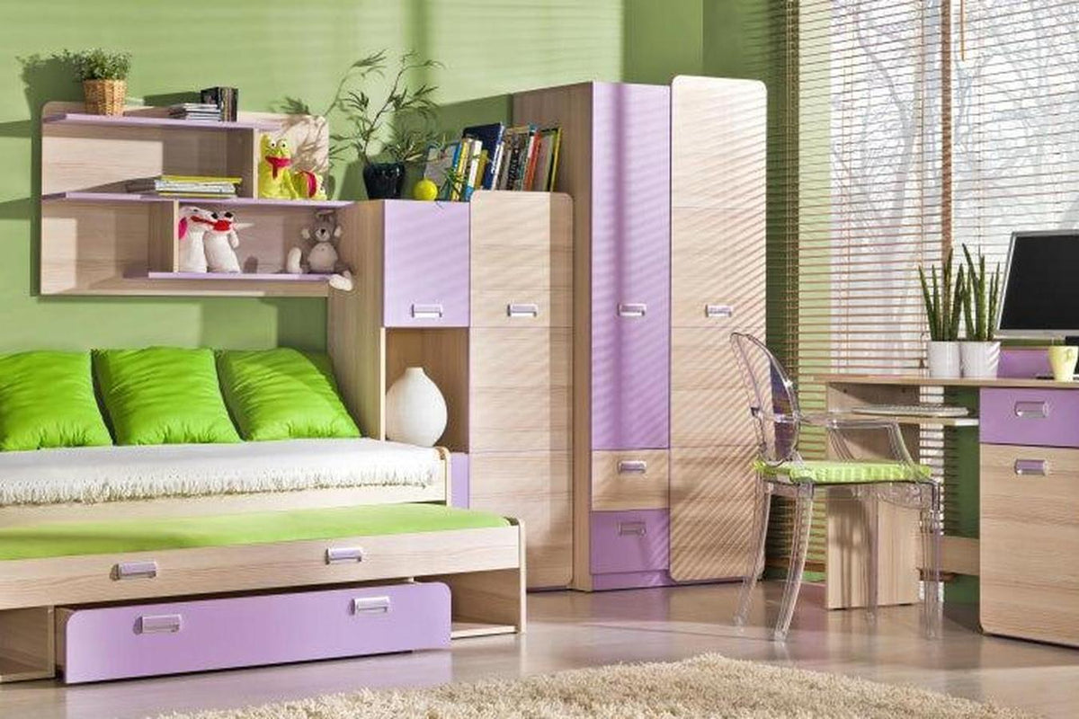 Lorento L1 Express Delivery Wardrobe in Purple