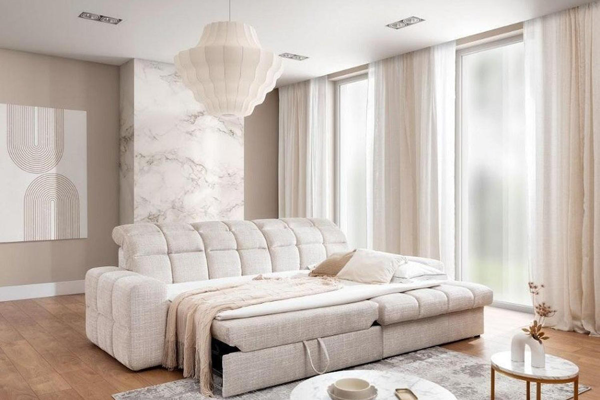 Lugo Corner Sofa Bed With Storage