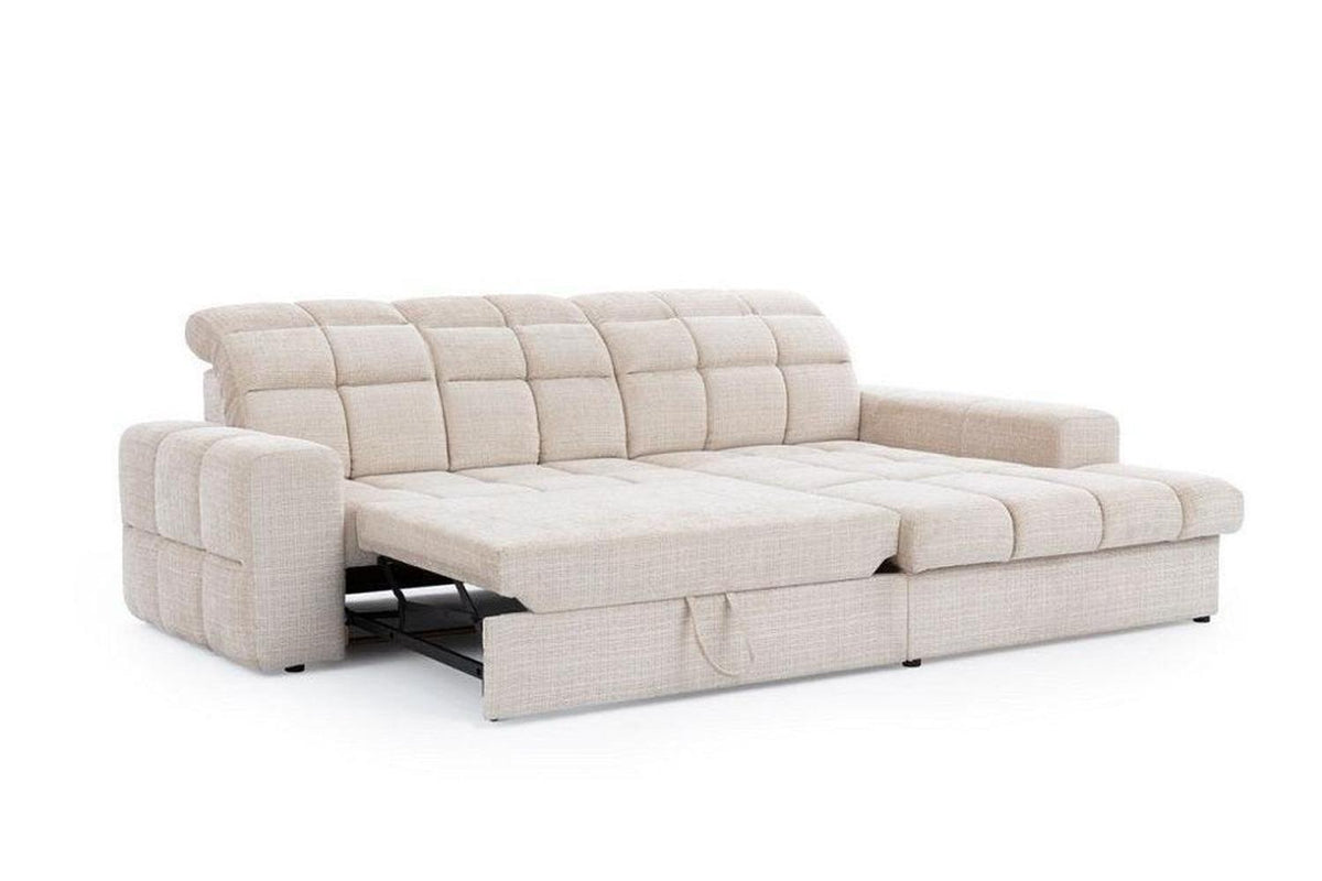 Lugo Corner Sofa Bed With Storage