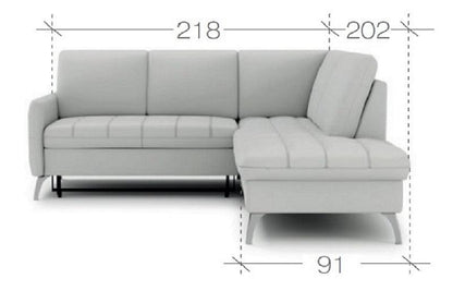 Lukka I Corner Sofa Bed Kronos 09 Fast Delivery