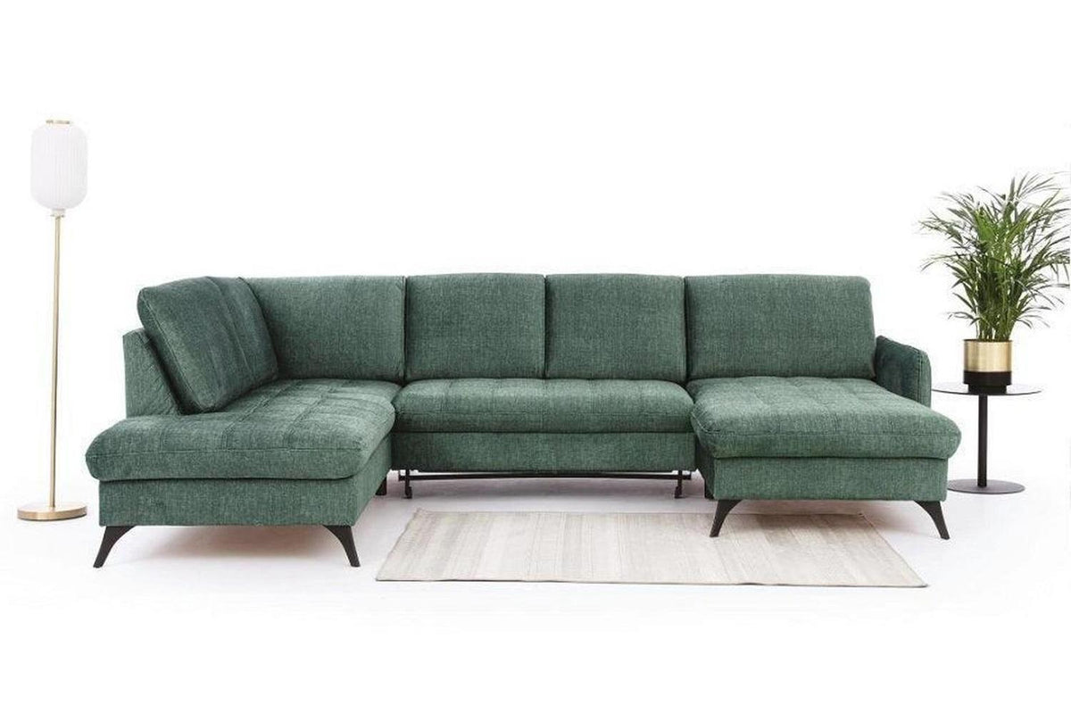 Lukka U Corner Sofa Bed With Storage