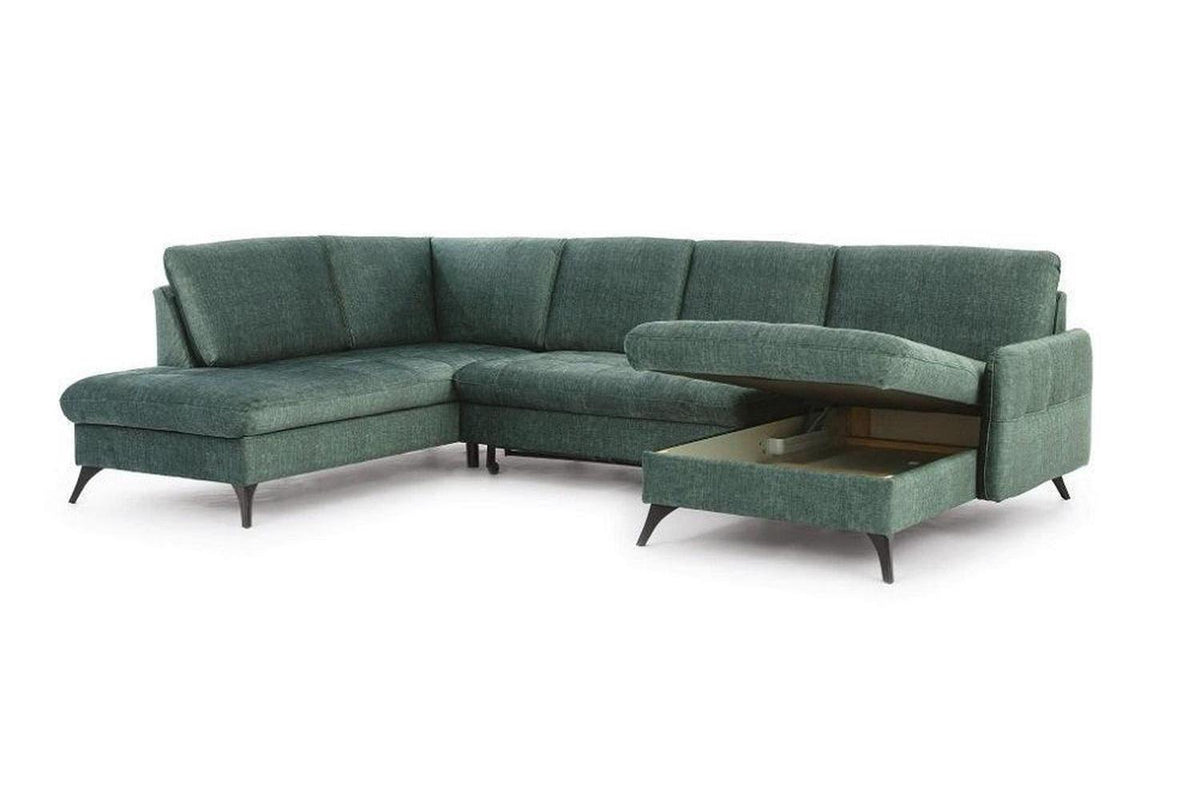 Lukka U Corner Sofa Bed With Storage