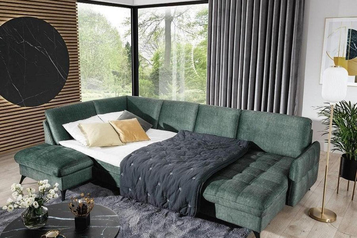 Lukka U Corner Sofa Bed With Storage