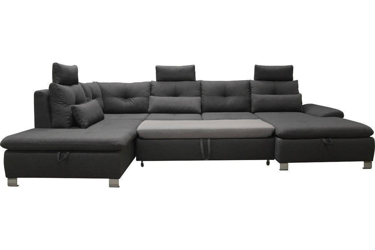 Madeira 3 U Shape Corner Sofa Bed