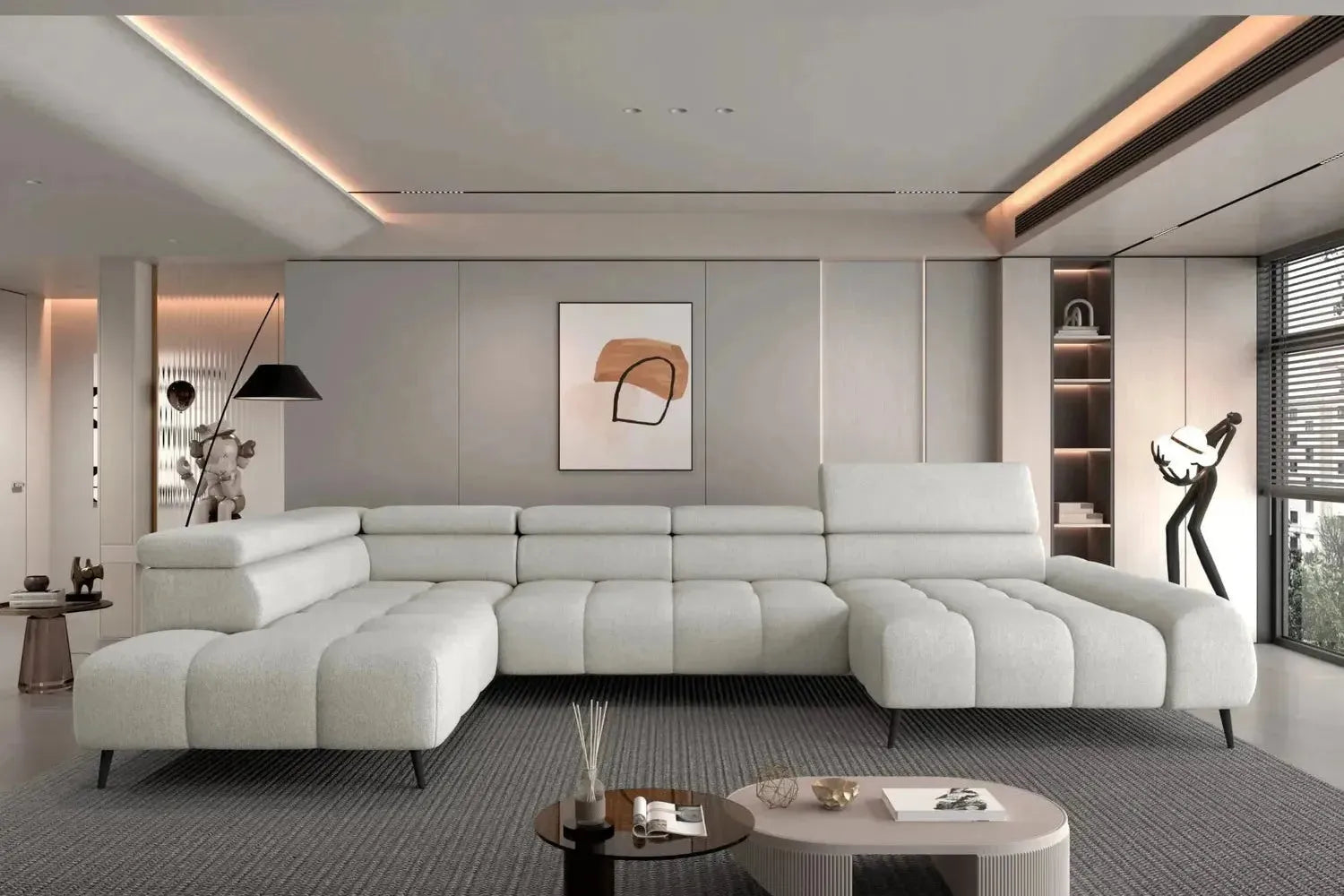 Mavel Xl U Shape Corner Sofa Relax