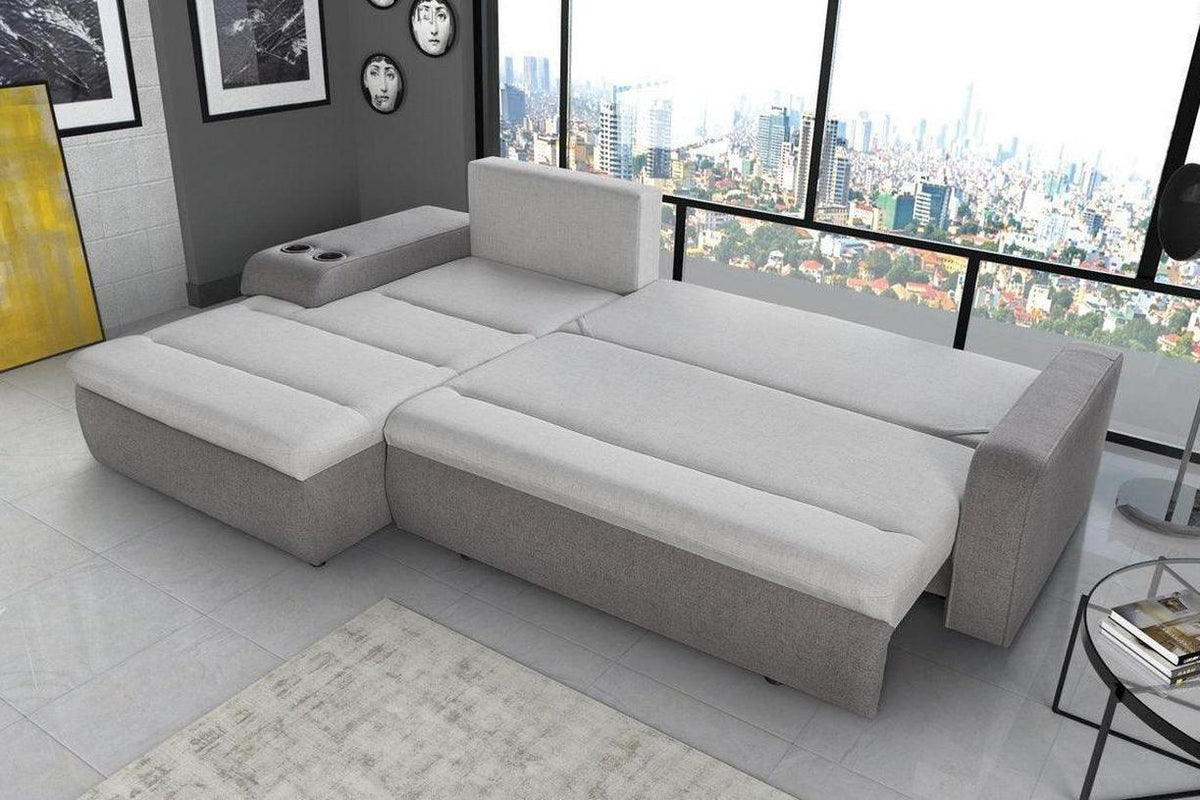 Melo Corner Sofa Bed With Storage