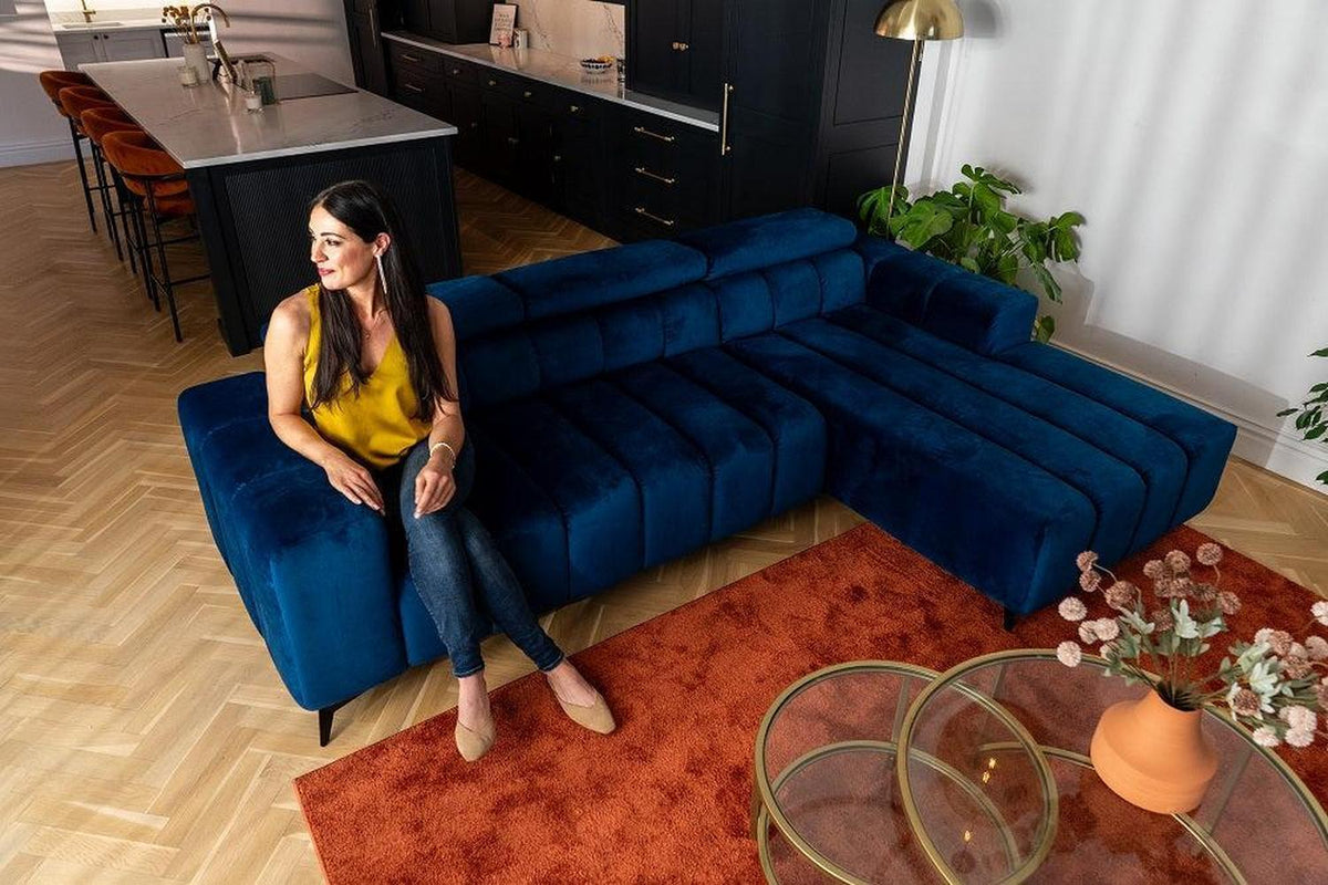 Ragusso Express Delivery Corner Sofa Bed With Storage Malia Marine