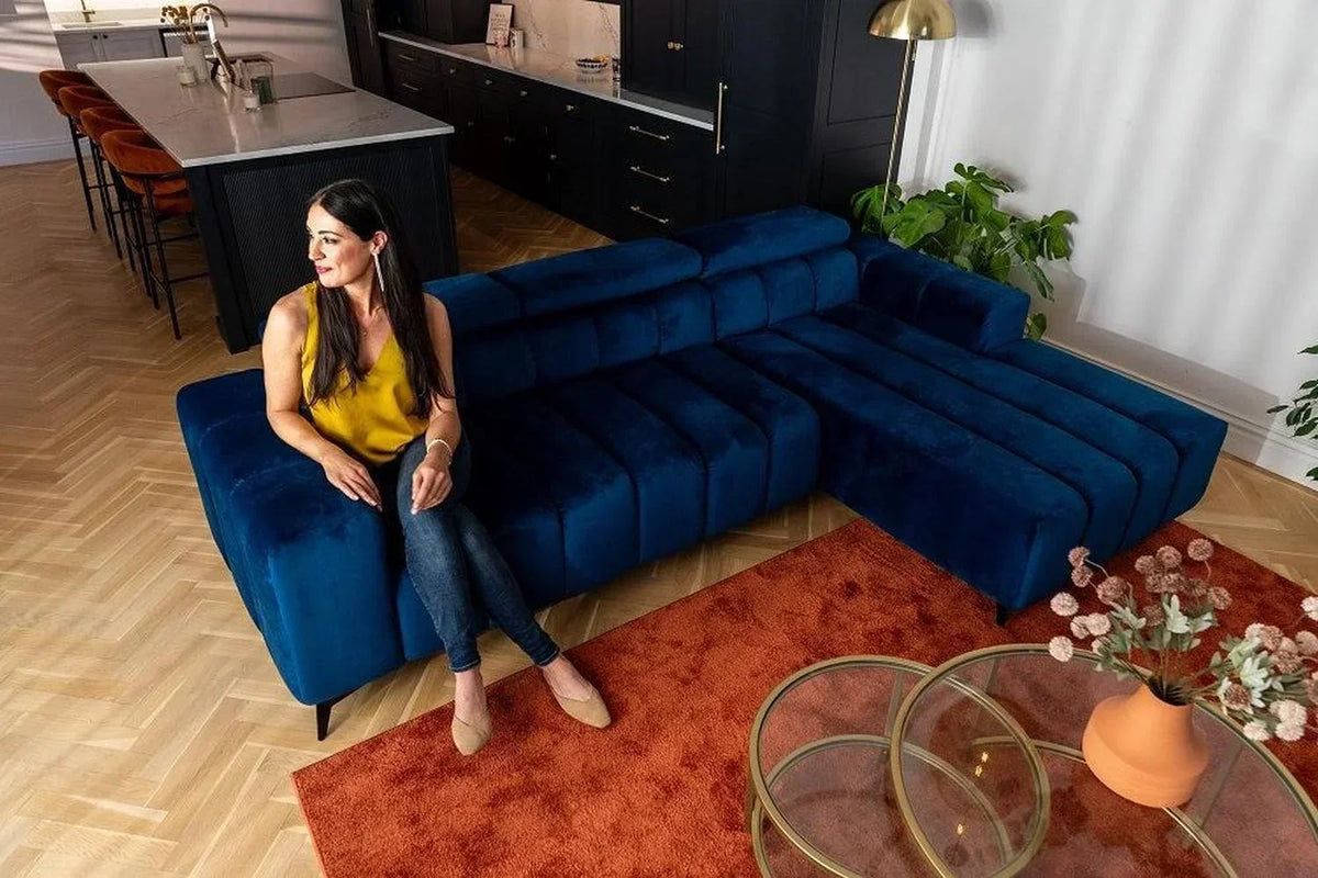 Ragusso Express Delivery Corner Sofa Bed With Storage Malia Marine