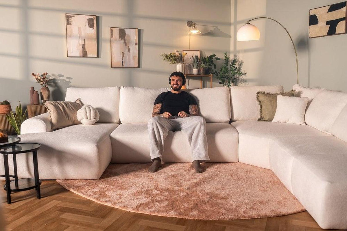 Dionizos U Shape Express Delivery Corner Sofa Bubble 01