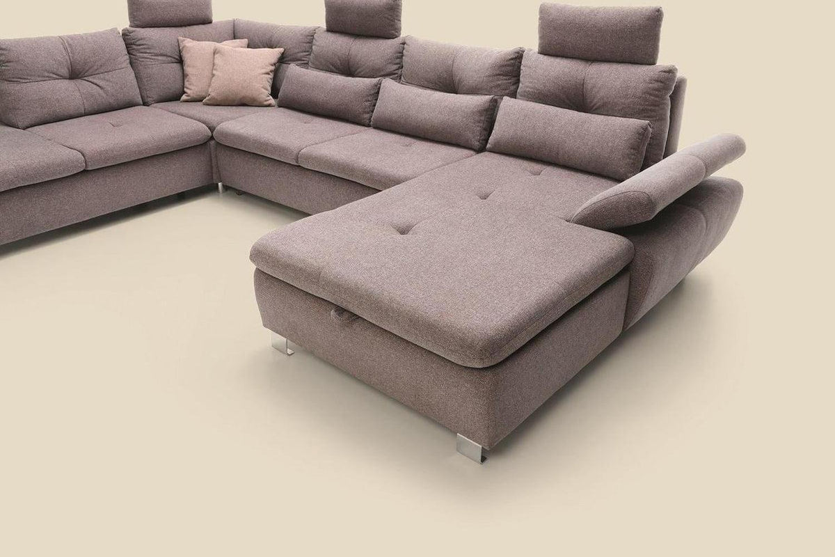Madeira 3 U Shape Corner Sofa Bed