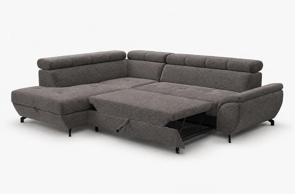 Mario Express Delivery Corner Sofa Bed With Storage Sand 21
