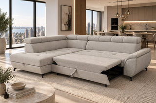 Mario Fast Delivery Corner Sofa Bed With Storage Aston Linen