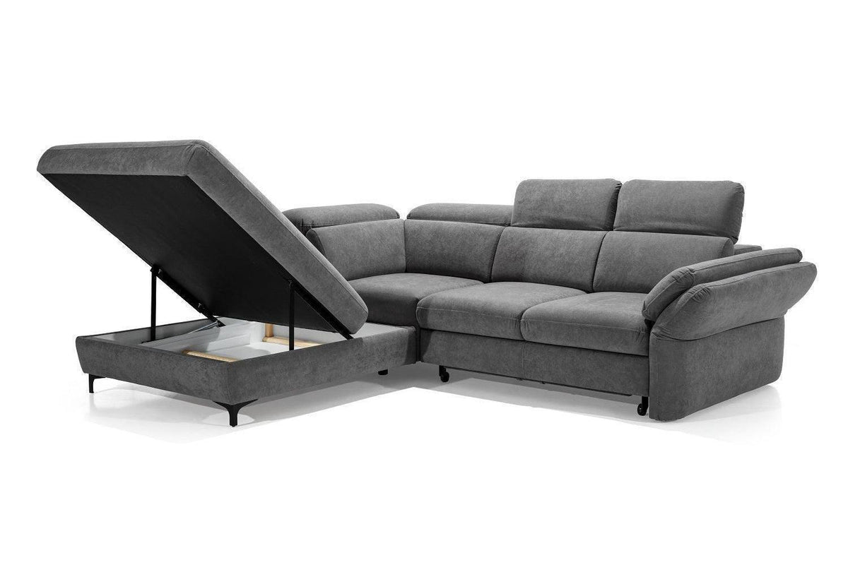 Merano Corner Sofa Bed With Storage