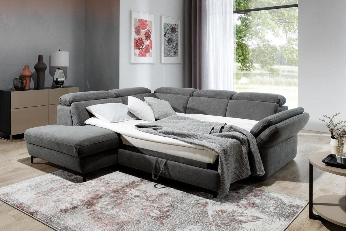 Merano Corner Sofa Bed With Storage