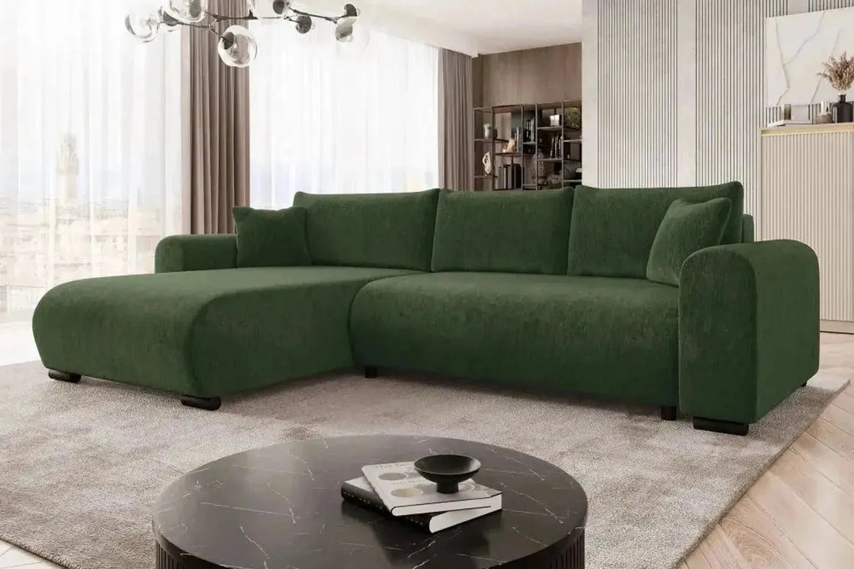 Merkos Corner Sofa Bed With Storage