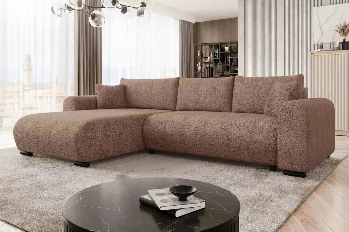 Merkos Corner Sofa Bed With Storage