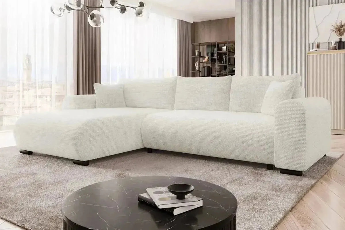 Merkos Corner Sofa Bed With Storage