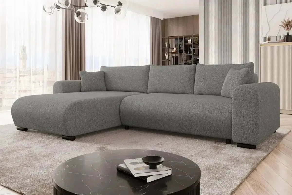Merkos Corner Sofa Bed With Storage
