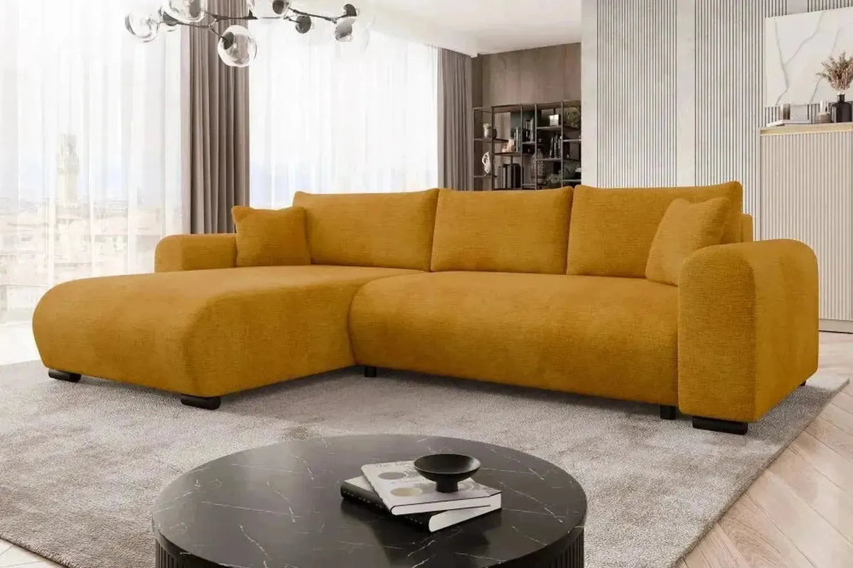 Merkos Corner Sofa Bed With Storage