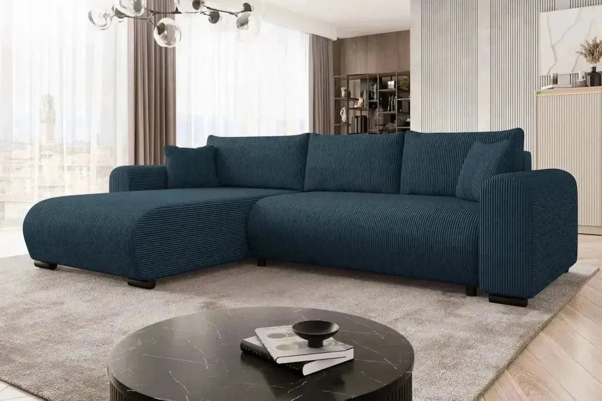 Merkos Corner Sofa Bed With Storage