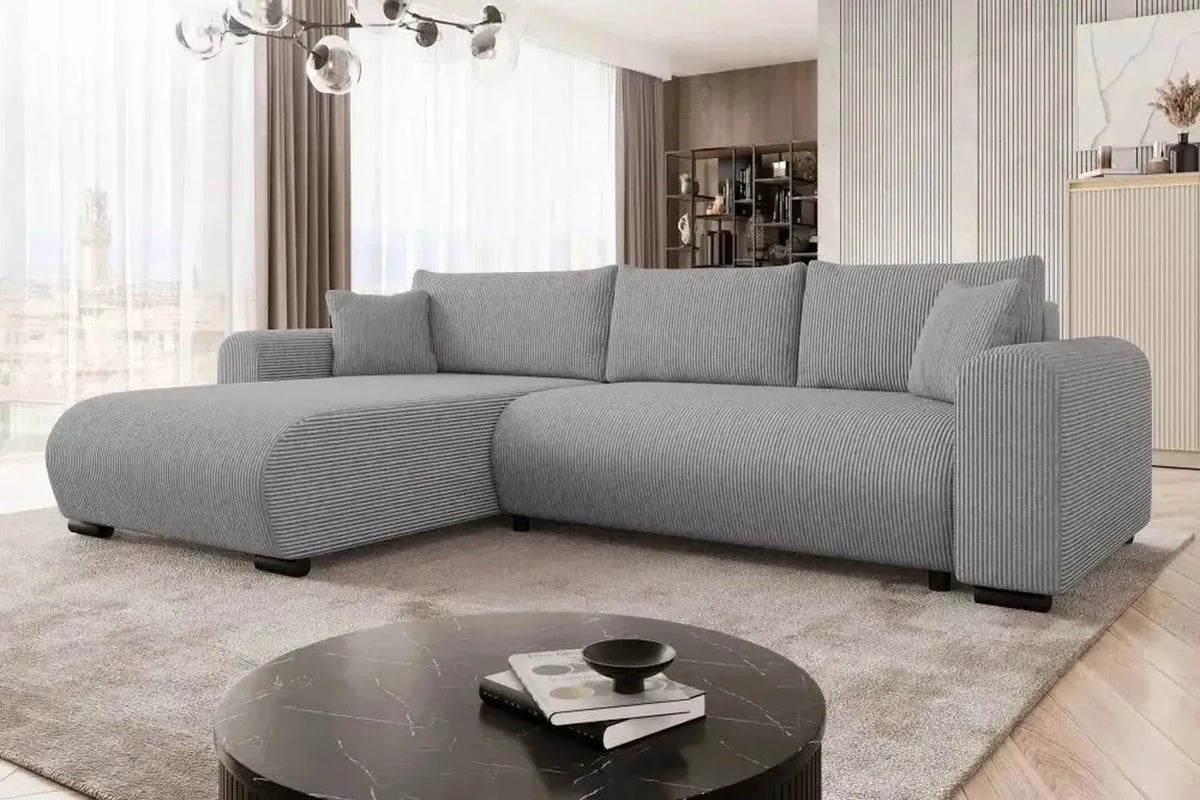 Merkos Corner Sofa Bed With Storage