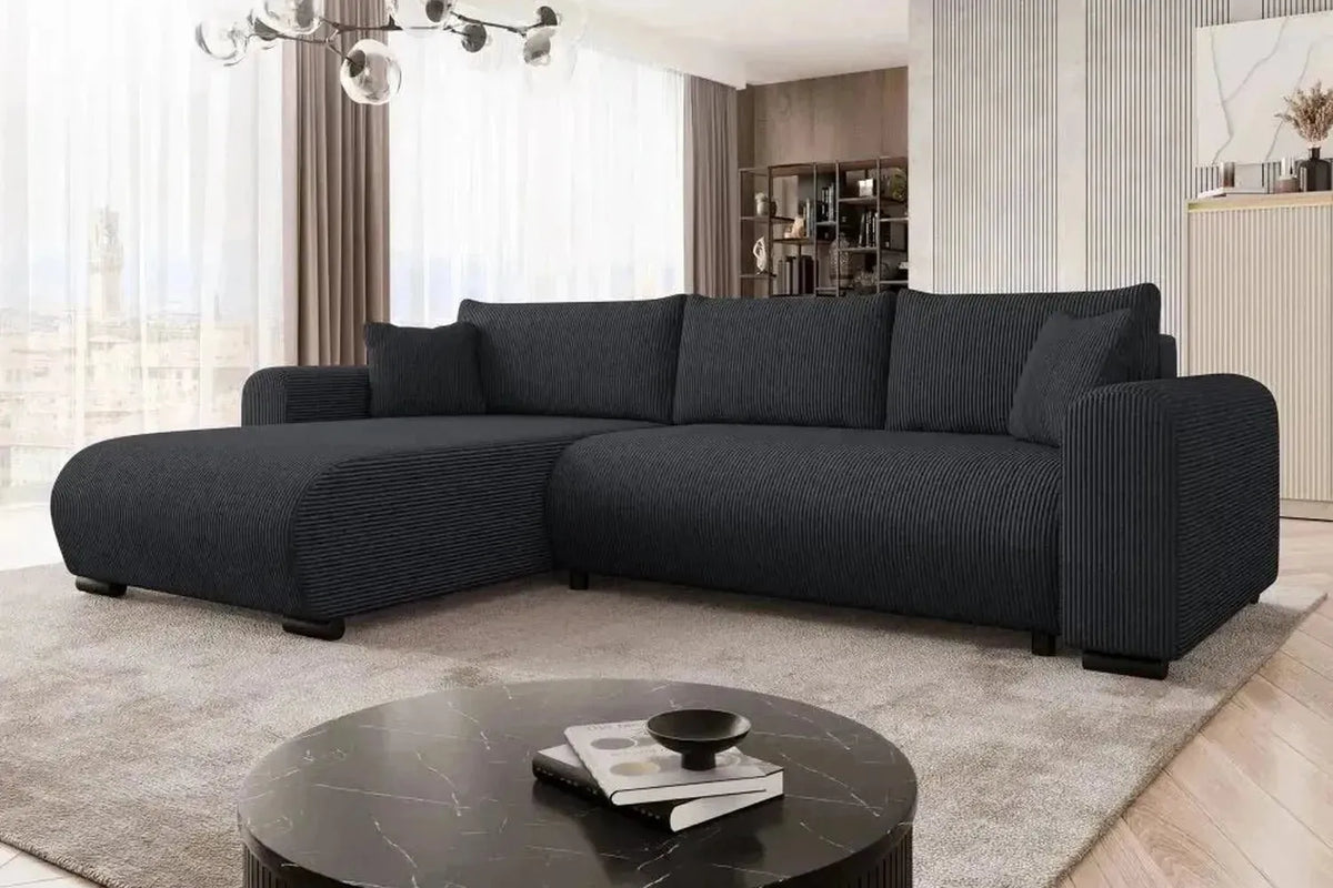 Merkos Corner Sofa Bed With Storage