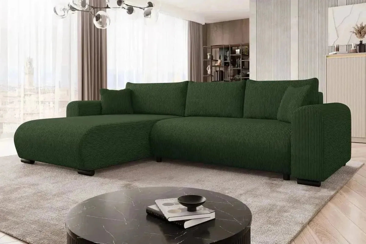 Merkos Corner Sofa Bed With Storage