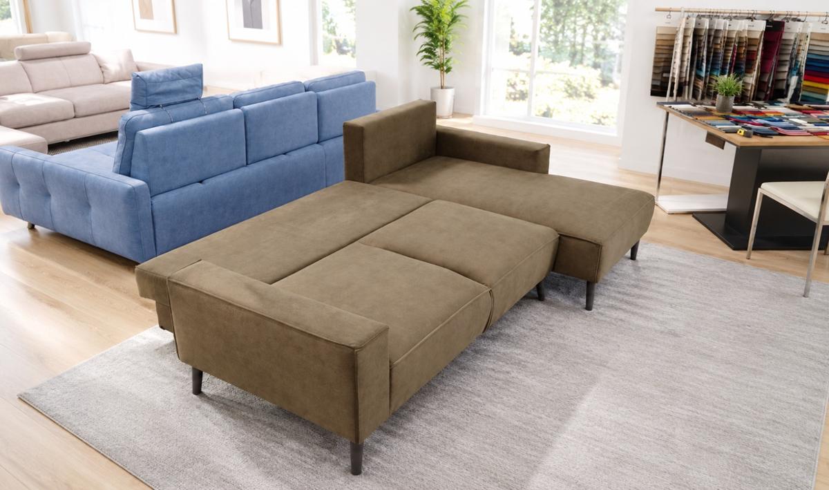 Ex-Display Mingo Corner Sofa Bed With Storage Zetta 297