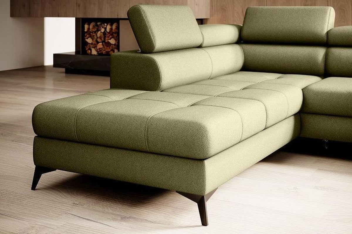 Mocca Corner Sofa Bed With Storage