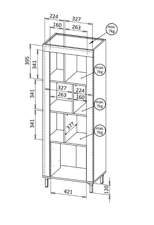 Mossa Bookcase